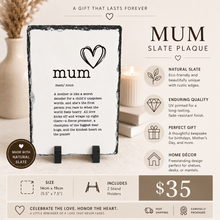 Load image into Gallery viewer, Slate Plaque – 14cm x 19cm
