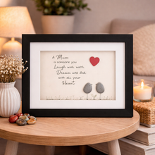 Load image into Gallery viewer, Mum Pebble Art Frame – Meaningful Mother’s Gift

