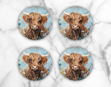 Load image into Gallery viewer, Highland Cow Coaster
