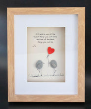 Load image into Gallery viewer, Friendship Pebble Art Birds Frame – Heartfelt Gift
